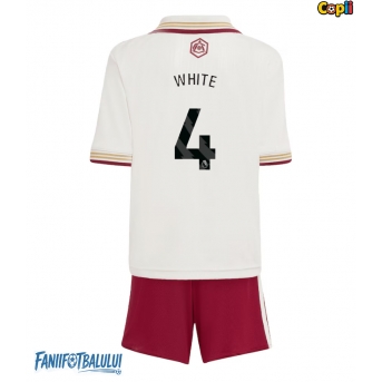 Arsenal Ben White #4 Echipament de Fotbal Replică 2025-26 Copii Treilea (+ Șorturi)